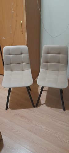 Стул на металлокаркасе Чилли горчичный / черный фото покупателя 1185