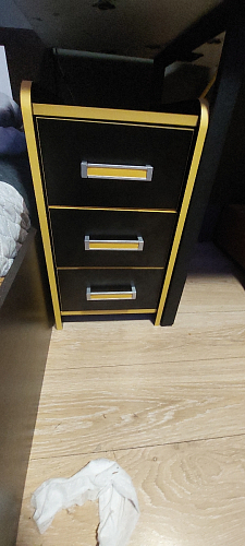 Тумба Ханна черная / красная  - Уцененный экземпляр фото покупателя 159