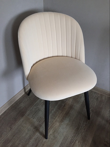 Стул на металлокаркасе Gabi gray / black фото покупателя 979