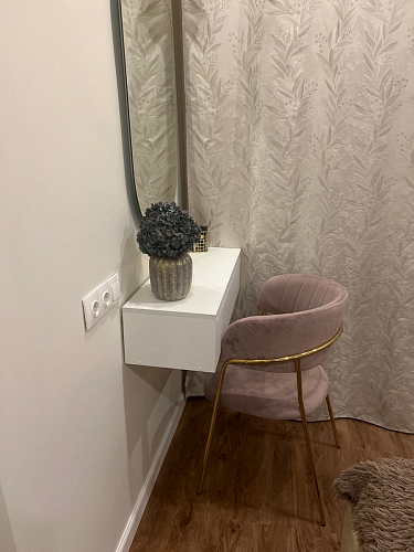 Стул на металлокаркасе Kamelia бежевый / золотой фото покупателя 11