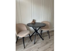 Стул на металлокаркасе Gabi blue / black фото покупателя 363