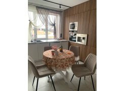 Стул на металлокаркасе Вейв светло-серый (hl 63) / 10К черный каркас фото покупателя 272