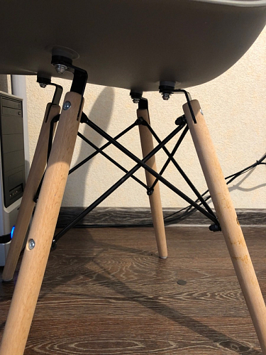 Стул Cindy Eames mod. 001 khaki / natural фото покупателя 249