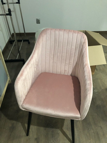 Стул на металлокаркасе Slam dark beige фото покупателя 78