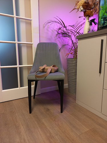 Стул на металлокаркасе Kora gray / black фото покупателя 297