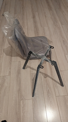 Стул на металлокаркасе Чилли зеленый / черный фото покупателя 1117