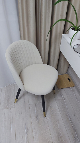 Стул на металлокаркасе Gabi 1 light purple / black фото покупателя 751