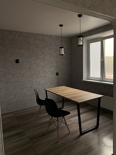 Деревянный стол Лота Лофт 140х80 дуб крафт табачный / черный матовый фото покупателя 224