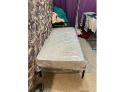 Односпальная кровать Фади 80х200 черная фото покупателя 866