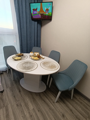 Стул на металлокаркасе Kora dark gray / black фото покупателя 349