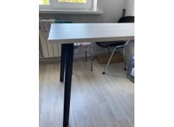 Стол Тринити Лофт 120 32 мм бетон / черный матовый фото покупателя 577