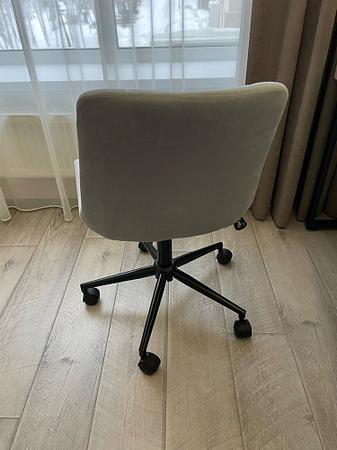 Компьютерное кресло Честер экокожа бежевая / белый фото покупателя 4