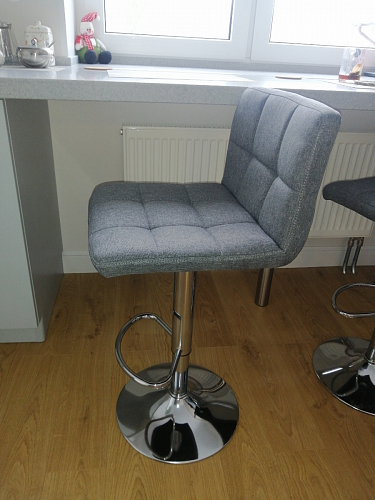 Барный стул Paskal black / chrome фото покупателя 11