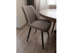 Стул на металлокаркасе Вейв темно-серый / черный фото покупателя 95