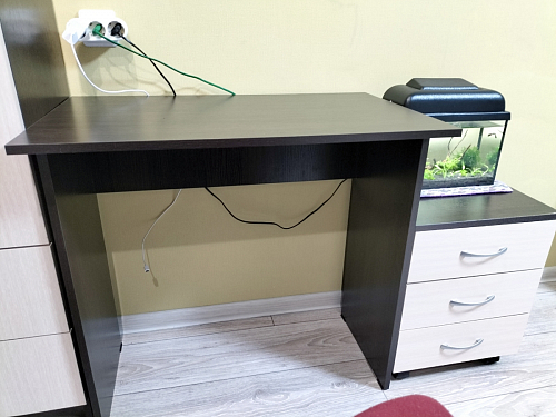 Стол письменный Kiwi белый  - Уцененный экземпляр фото покупателя 33