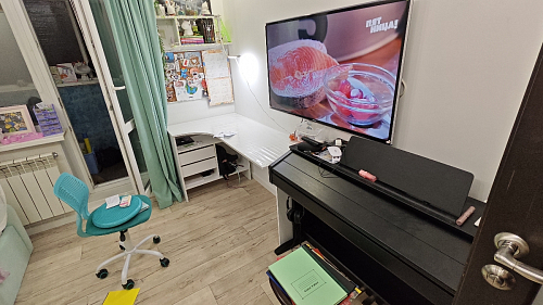 Письменный стол СПм-25 правый белый  - Уцененный экземпляр фото покупателя 64