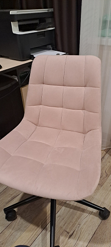 Компьютерное кресло Честер экокожа бежевая / белый фото покупателя 41