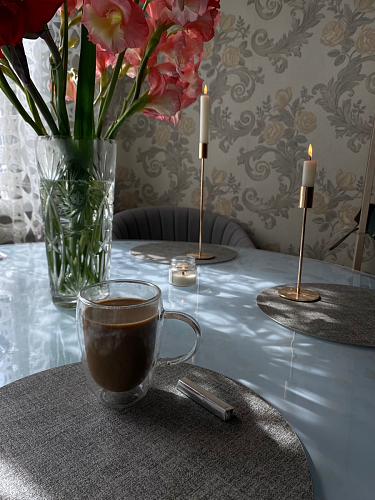 Стол Twist steel / white фото покупателя 10