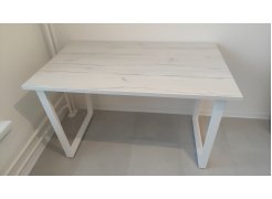 Деревянный стол Лота Лофт 120(160)х75 черный матовый / бетон светлый фото покупателя 981