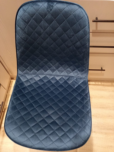 Стул на металлокаркасе Capri голубой фото покупателя 126