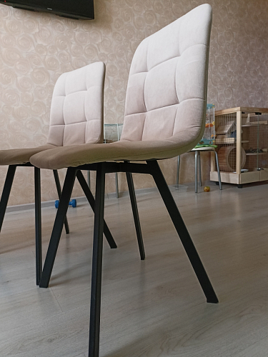 Стул на металлокаркасе Чилли бирюзовый / черный фото покупателя 1314