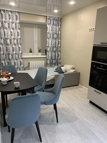 Стул на металлокаркасе Kora green / black фото покупателя 482