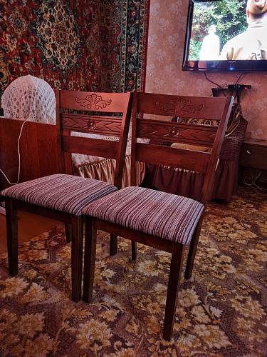 Деревянный стул Simole dirty oak / brown фото покупателя 2