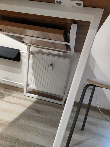 Деревянный стол Лота Лофт 120х75 белый матовый / дуб крафт золотой фото покупателя 650