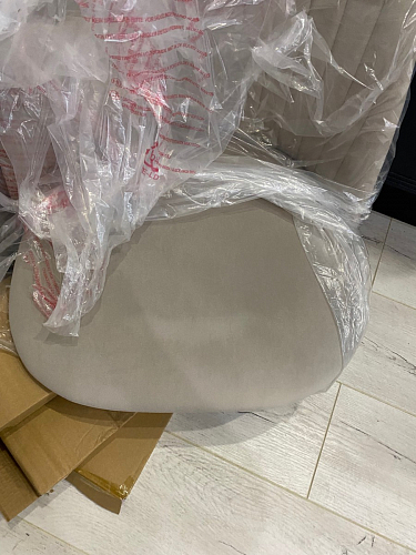 Стул на металлокаркасе Gabi latte / gold / black фото покупателя 632