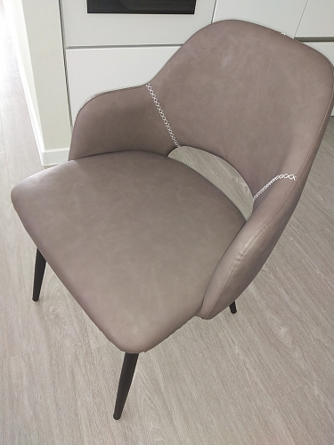 Стул на металлокаркасе Konor dark gray фото покупателя 4