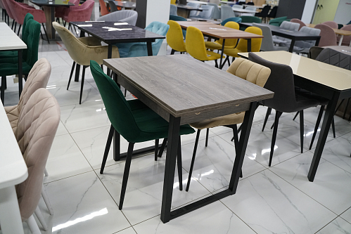 Стол Форли дуб велингтон / черный матовый из шоурума 4