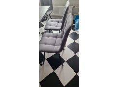 Стул на металлокаркасе Чилли светло-серый / черный фото покупателя 658