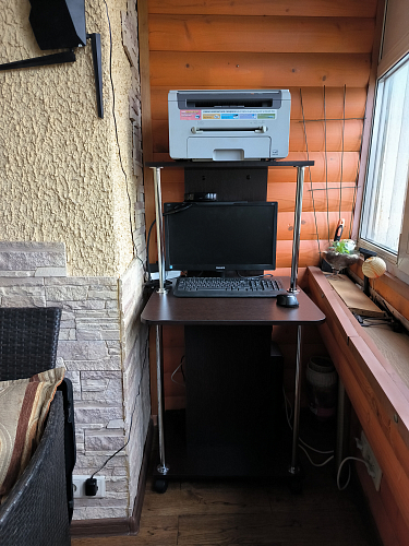 Компьютерный стол КСТ-12 белый фото покупателя 51