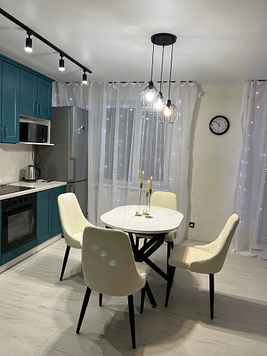 Стул на металлокаркасе Kora light purple / black фото покупателя 361