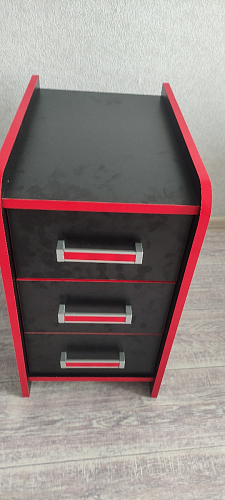 Тумба Ханна черная / красная - Уцененный экземпляр фото покупателя 50