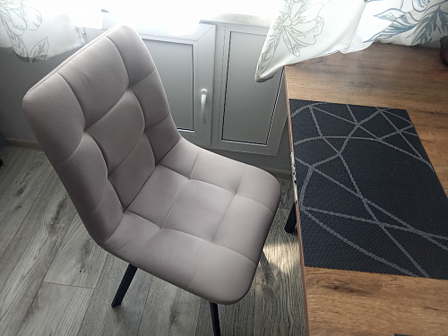 Стул на металлокаркасе Чилли зеленый / белый каркас фото покупателя 65