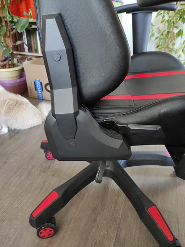 Компьютерное кресло Blok light blue / black фото покупателя 10