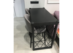 Барный стул Амизуре катания изумруд / черный матовый фото покупателя 2