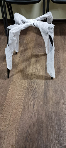 Стул на металлокаркасе Capri dark beige / white фото покупателя 21