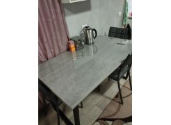 Стол Лота Лофт 140 25 мм черный матовый / бетон фото покупателя 707