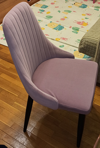 Стул на металлокаркасе Kora black / gray фото покупателя 48