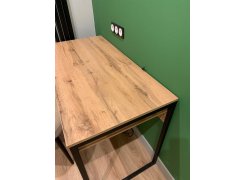 Письменный стол Леон Лофт дуб делано темный / черный матовый фото покупателя 141