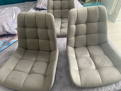 Стул на металлокаркасе Челси К крутящийся бирюзовый / черный фото покупателя 241