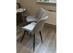 Стул на металлокаркасе Вейв темно-серый / черный фото покупателя 59