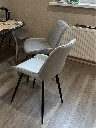 Стул на металлокаркасе Седа К кирпичный / черный фото покупателя 59