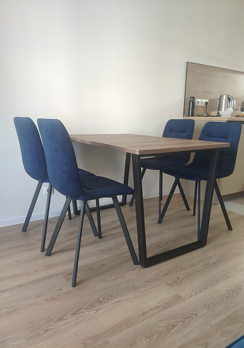 Комплект стульев Чилли 2 шт бежевый / черный фото покупателя 490