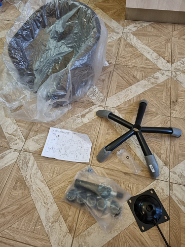 Компьютерное кресло Тибо светло-коричневый / белый фото покупателя 184