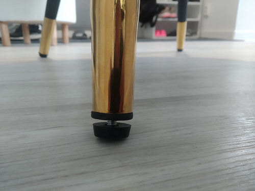 Стул на металлокаркасе Gabi dark beige / black / silver фото покупателя 203