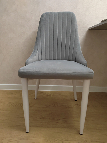 Стул на металлокаркасе Kora light purple / black фото покупателя 424