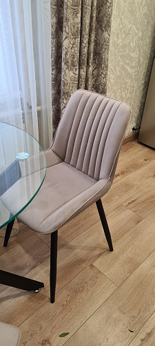 Стул на металлокаркасе Седа К кирпичный / черный фото покупателя 14